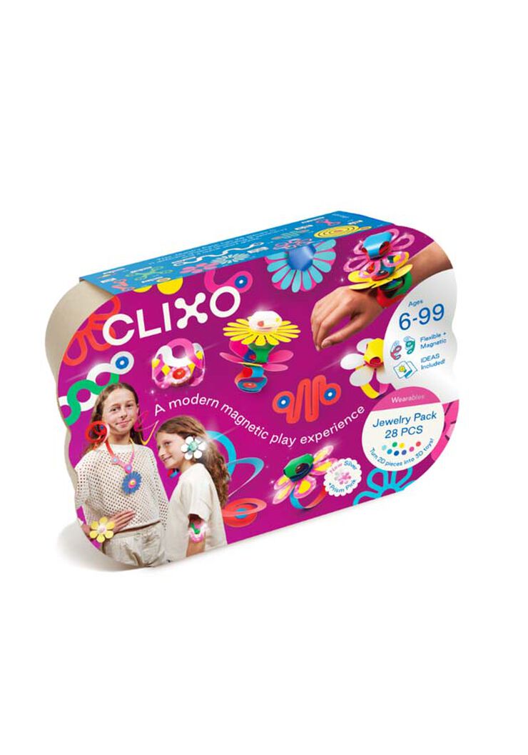 Construcción Magnética Clixo Joyas 28 piezas