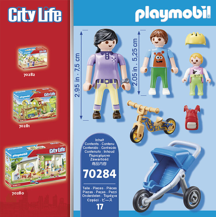 Playmobil City Life Mamà amb Nens 70284 Playmobil City Life Mamà amb Nens 70284