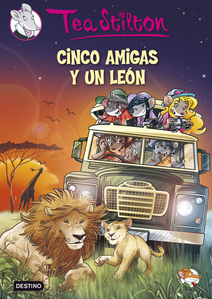 Cinco amigas y un león