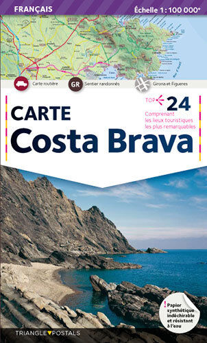 Mapa Costa Brava (franc&egrave;s)