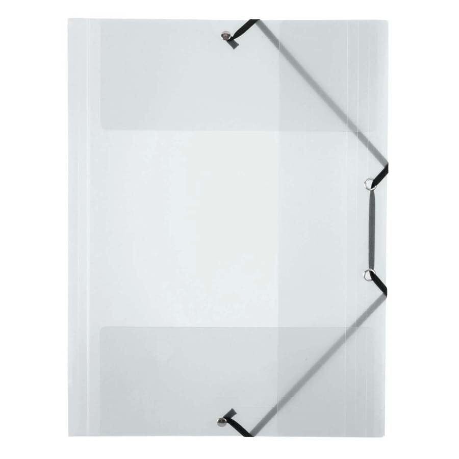 Carpeta 3 solapas A4 PP transl&uacute;cido