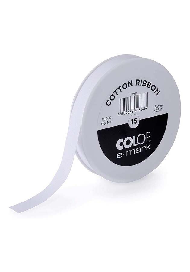 Cinta algod&oacute;n Colop E-Mark Go 15mm x 25m