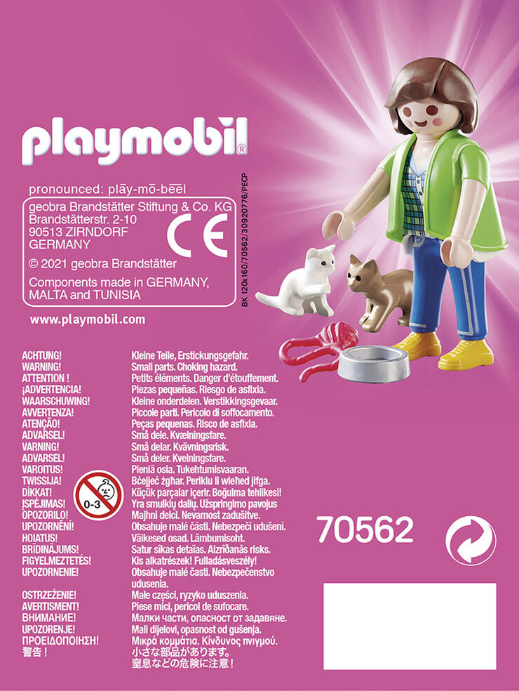 Playmobil City Dona amb gatets (70562)