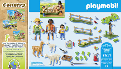 Playmobil Country Passeig con alpaca 71251