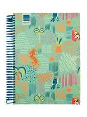 Agenda Finocam escolar Diva 1/4 día/pág cat 2025-26 selva