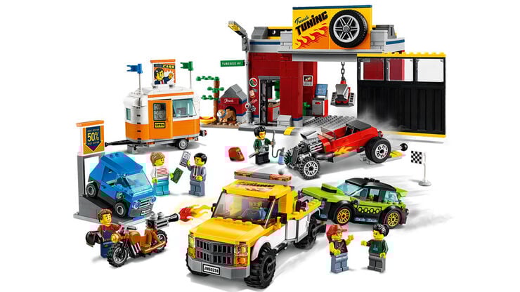LEGO® City Nitro Wheels Taller de Tuneo 60258