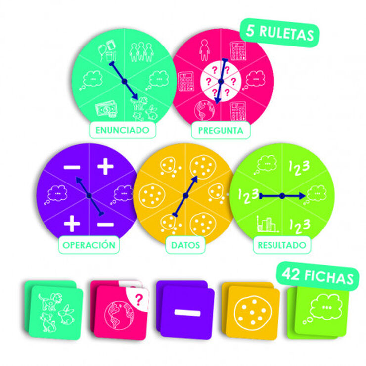 Juego didáctico Akros Inventar y resolver problemas matemáticos