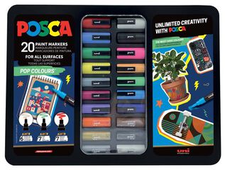 Malet&iacute;n Rotuladores Posca Pop Colours 20 colores