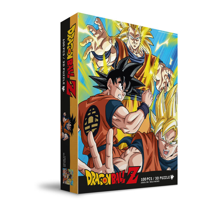 Puzle Efecto 3D 100 piezas Goku Saiyan Puzle Efecto 3D 100 piezas Goku Saiyan