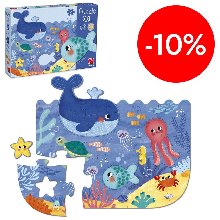 Puzle XXL 18 piezas Progresivo Oc&eacute;ano