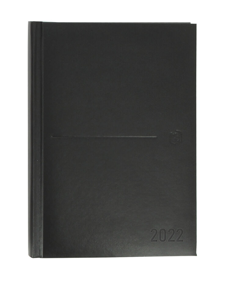 Agenda Oxford Classic A5 2022 Día Vista Multilingüe negra