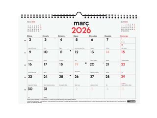 Calendari Finocam paret 16 mesos 34x24cm cat 2025-26