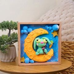 Okto DIY Pintura creativa sensorial 3D Lluna