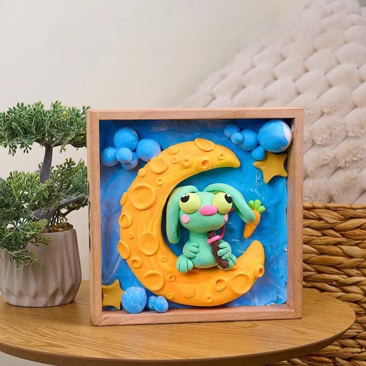Okto DIY Pintura creativa sensorial 3D Lluna