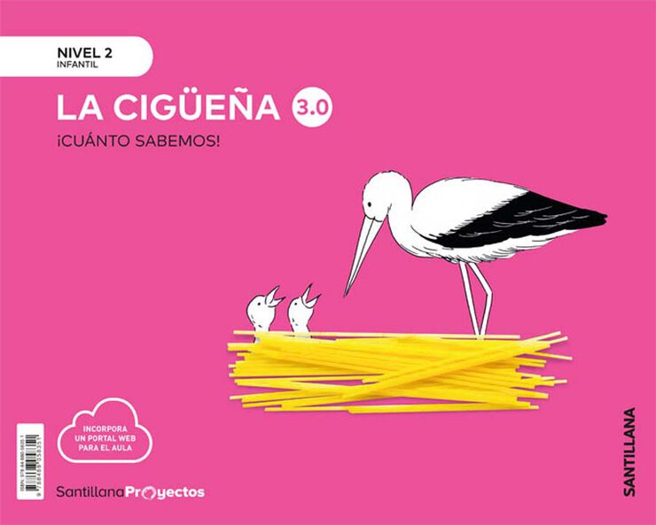 Nivel 2 La Cigüeña 3.0 Cuanto Sab Ed20 Santillana Text 9788468058351