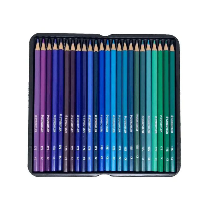 Lápices Staedtler 175 72 colores caja metal