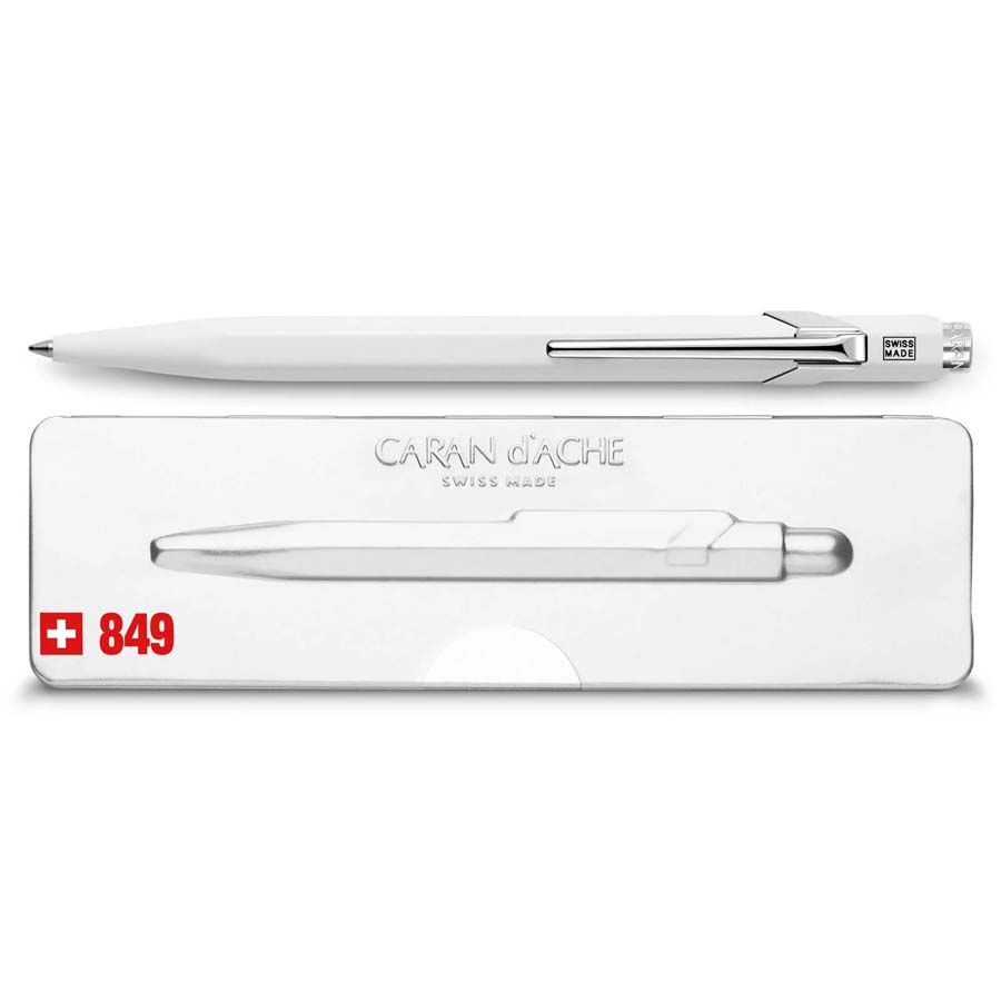Bol&iacute;graf Caran d'Ache 849 Pop blanc