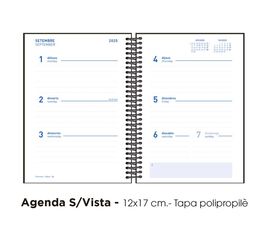 Agenda escolar Senfort 16 meses sem/vista catalán 2025-26 Gamer