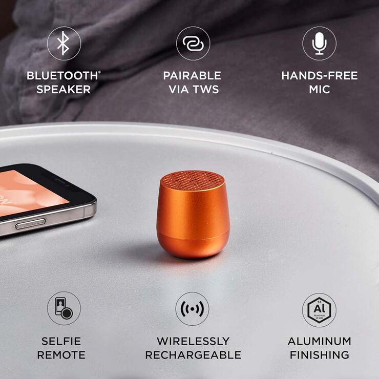 Mini Altavoz Lexon Mino + LB1 azul cielo