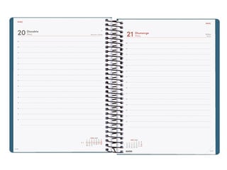 Agenda Finocam My D&iacute;a P&aacute;gina 2027 Catal&aacute;n Azul