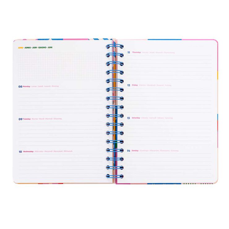 Agenda A5 sem/vista mult 2026 Geometrical Harmony