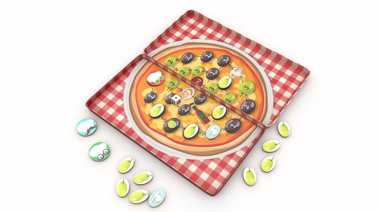 Juego de Viaje en Lata Magnético - Rally Pizza
