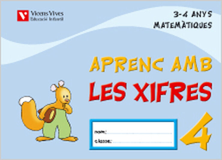 Aprenc amb Les Xifres 4 Infantil 3 anys Vicens Vives