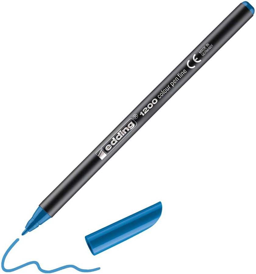 Rotulador permanente Edding 1200 azul