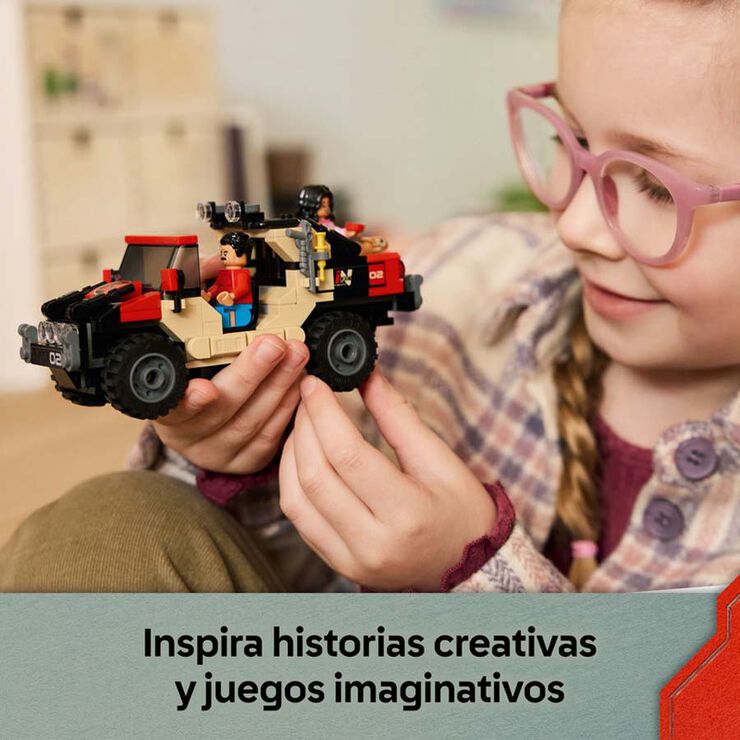 LEGO® Jurassic World Fugida en Tot terreny i Raptor a l’Aguait 76972
