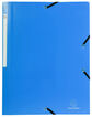 Carpeta PP 3 Solapes A4 Exacompta Blau
