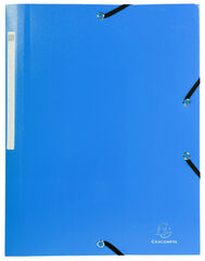 Carpeta PP 3 Solapes A4 Exacompta Blau