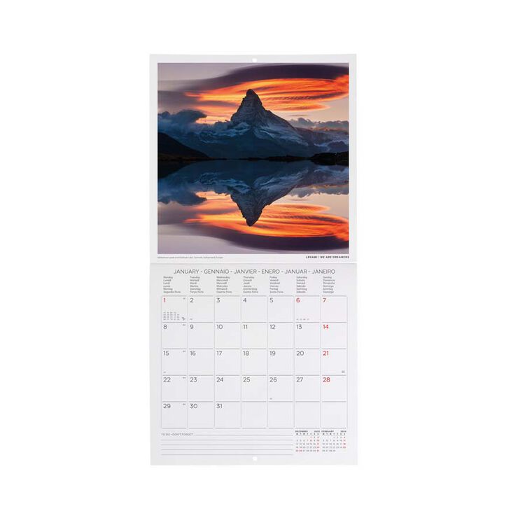 Calendari paret Legami 18X18 2024 Sunrise&Sunset