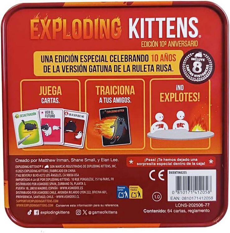 Exploding Kittens Edició 10è Aniversari