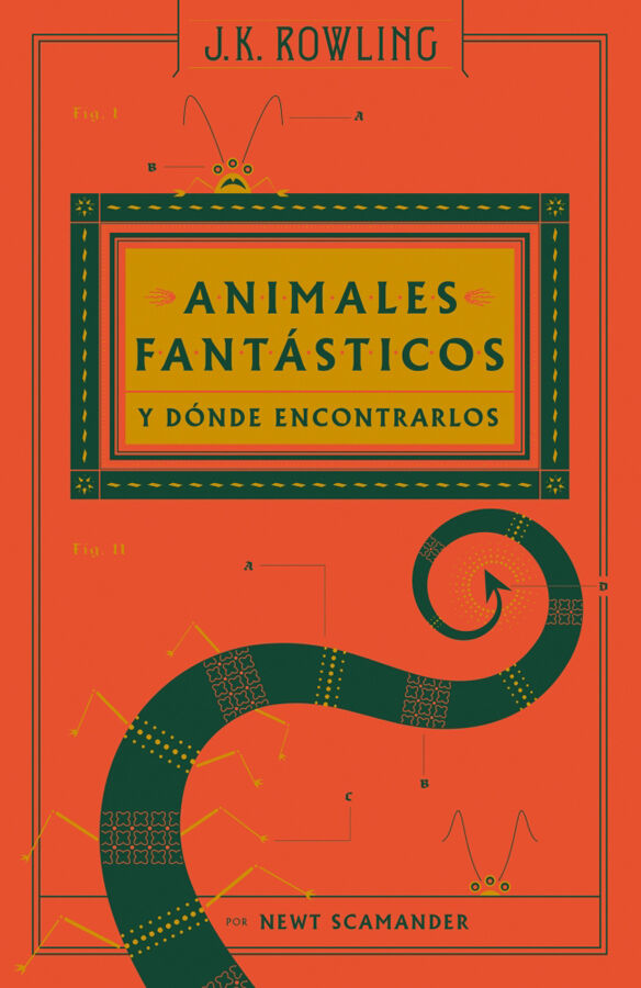 Animales fant&aacute;sticos y d&oacute;nde encontrarlos (Un libro de la biblioteca de Hogwarts)