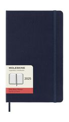 Agenda Moleskine 12m día/pág 2025 L azul marino