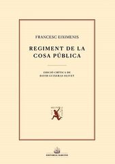Regiment de la cosa pública Regiment de la cosa pública