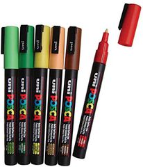 Retoladors Posca PC-3M metall 4 colors