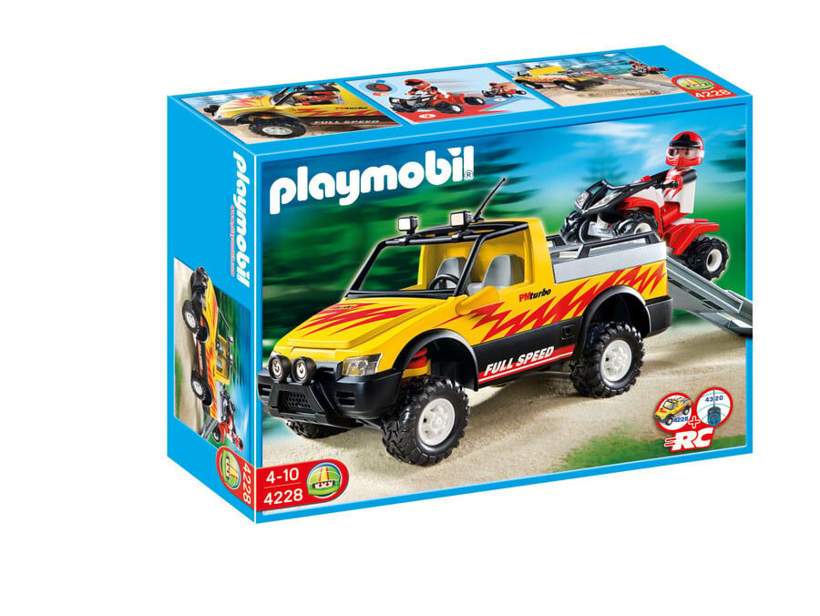 Playmobil City Life Pick-Up con quad 4228