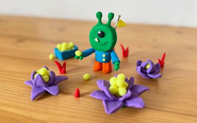 Plastilina Jovi  8 colors bàsics + 2 fosforescents 15g