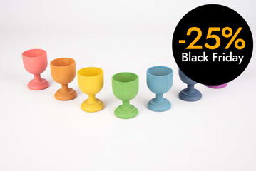 Tasses de fusta TickIT Rainbow 7u