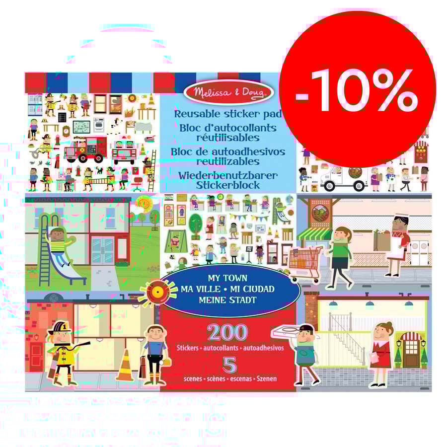 Libro de Pegatinas - Ciudad