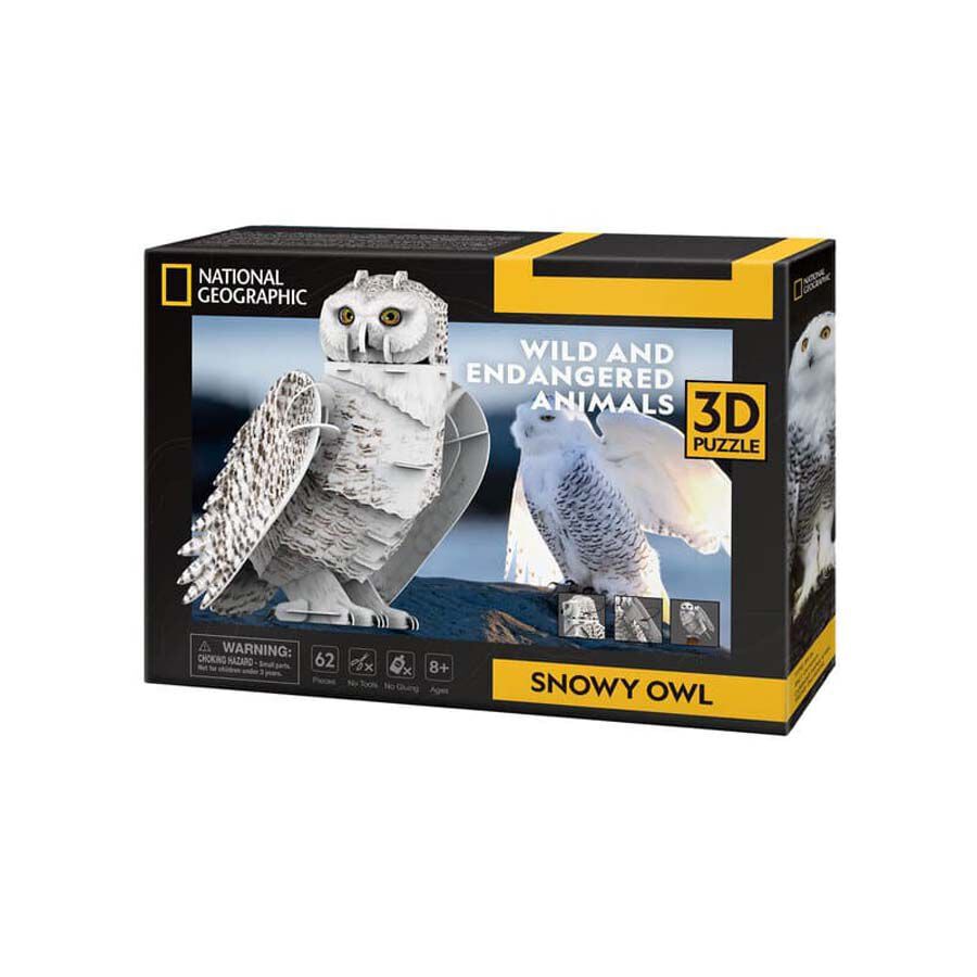 Puzle 3D National Geographic Gran Mussol Blanc