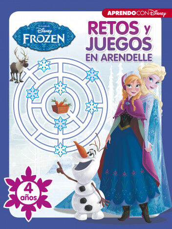 Retos y juegos en Arendelle. 4 a&ntilde;os (Retos y Juegos Disney)
