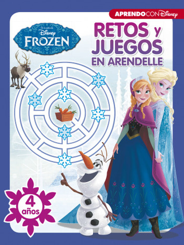 Retos y juegos en Arendelle. 4 años (Retos y Juegos Disney)