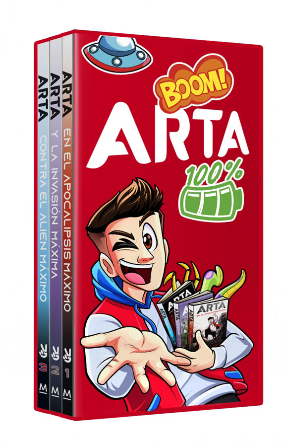 Arta Game - Edici&oacute;n especial estuche con: ARTA en el apocalipsis m&aacute;ximo | ARTA y la invasi&oacute;n m&aacute;xima | ARTA contra el alien m&aacute;ximo
