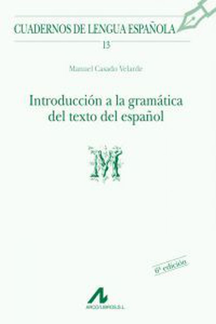 Introducción a la gramática del texto en español (M)