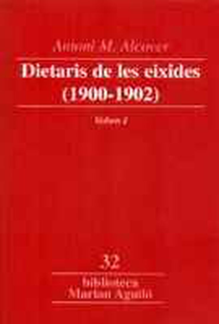 Dietari de les eixides (1900-1902). Volum 1