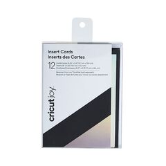 Joy Tarjetas negro y plata 12u
