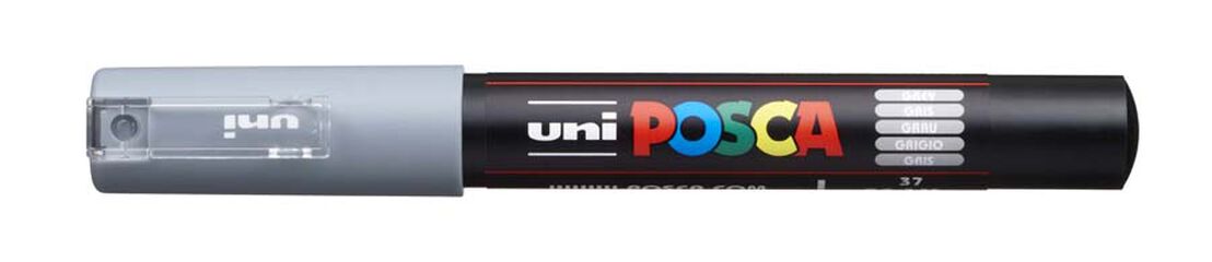 Retolador Posca PC-1M 0,7mm gris