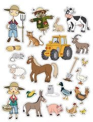 Gomets temàtics Apli La Granja 3 fulls 66u